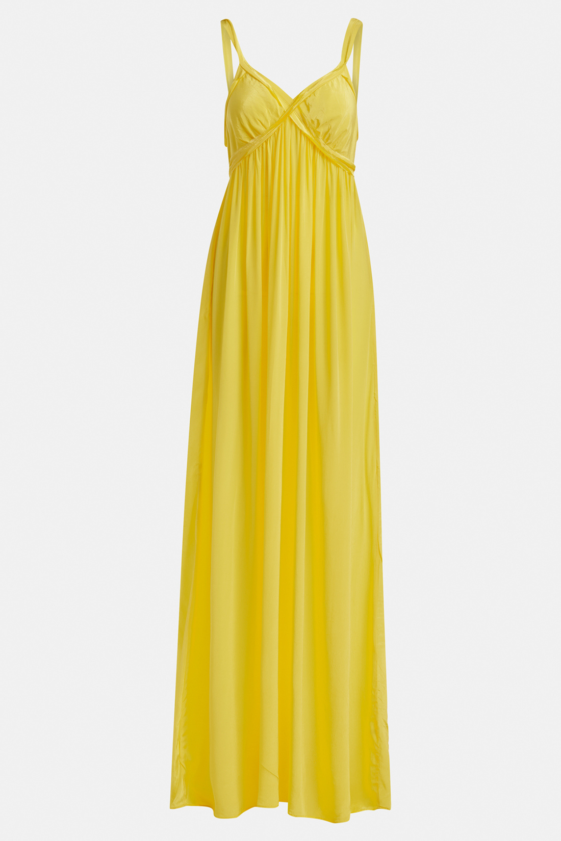 Essentiel Antwerp Jacobean Maxi Dress Lemon Squeeze