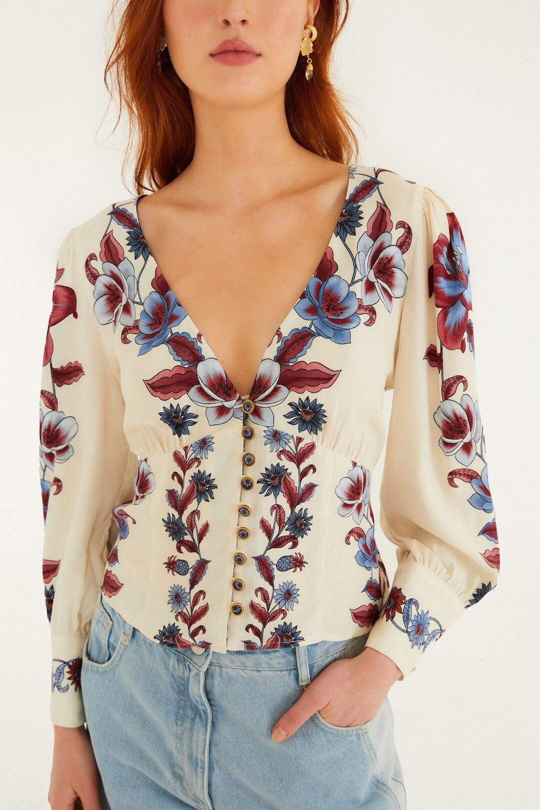 Malu Winter White Blouse