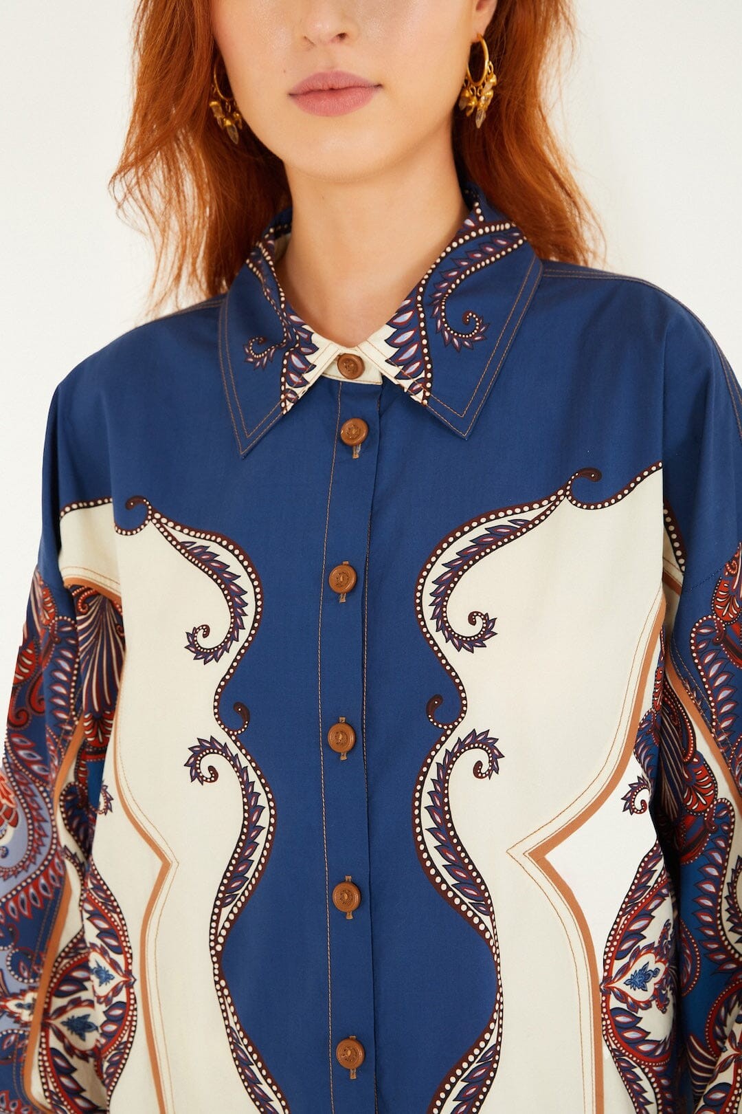Arabesque Scarf Sand Shirt