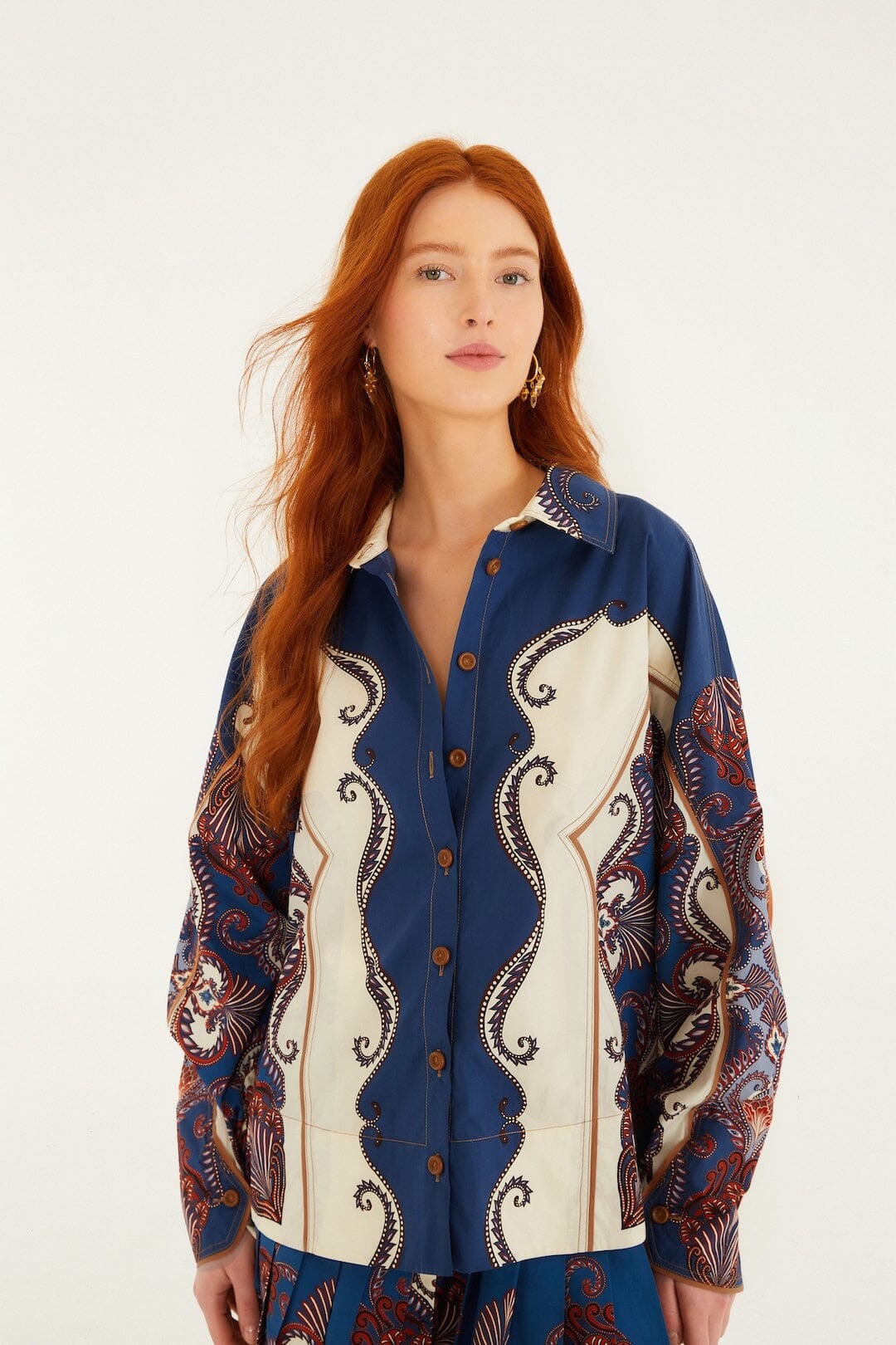 Arabesque Scarf Sand Shirt