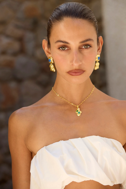 Mountain &amp; Moon Federica Necklace Gold