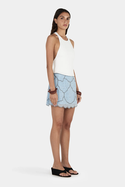 Hansen &amp; Gretel Kenny Halter Top Ivory