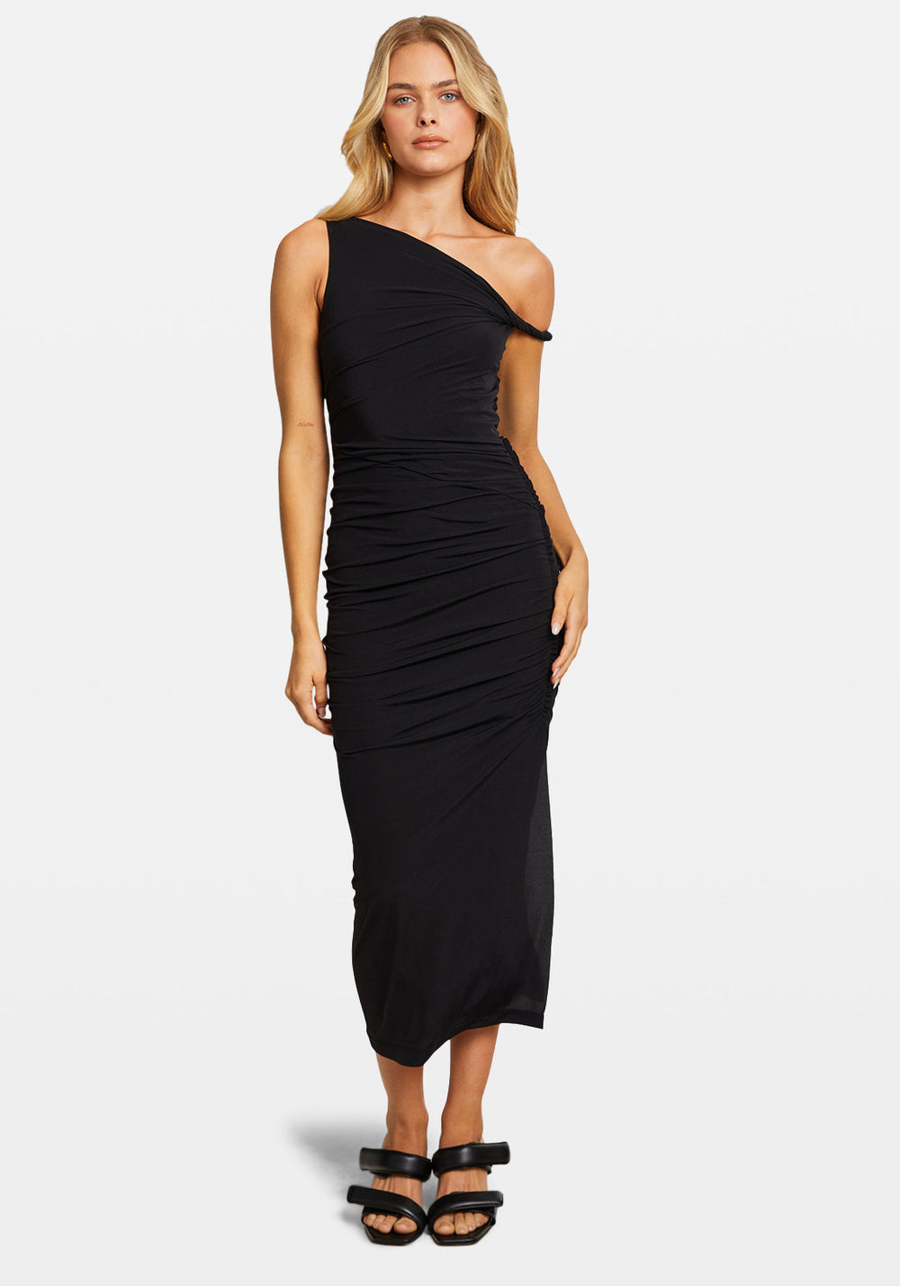 TWIST DRESS BLACK