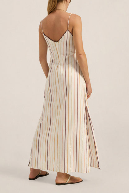 Ilio Nema Gorgon Dress In Casablanca Stripe