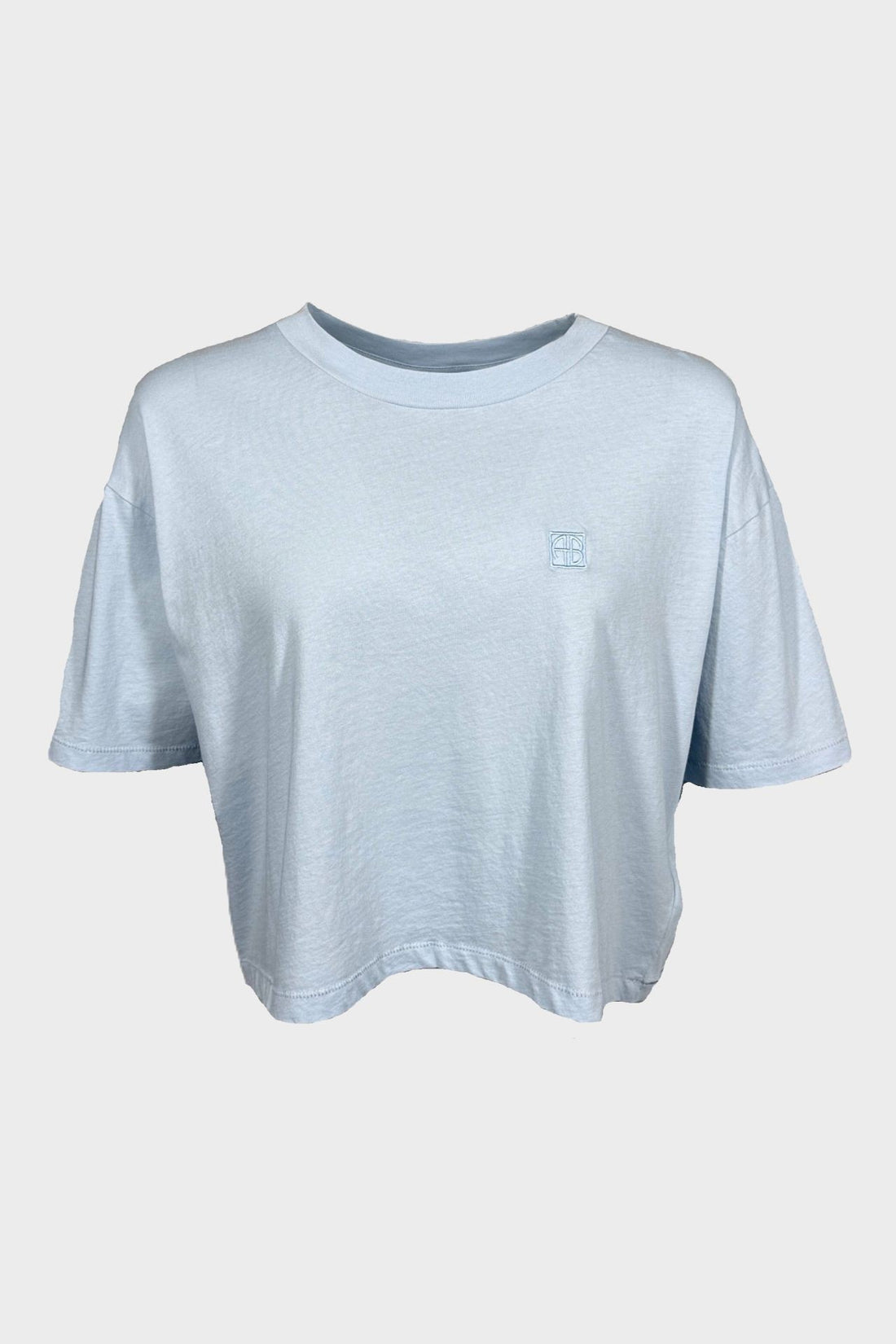 Johhny Cropped Tee Pale Blue