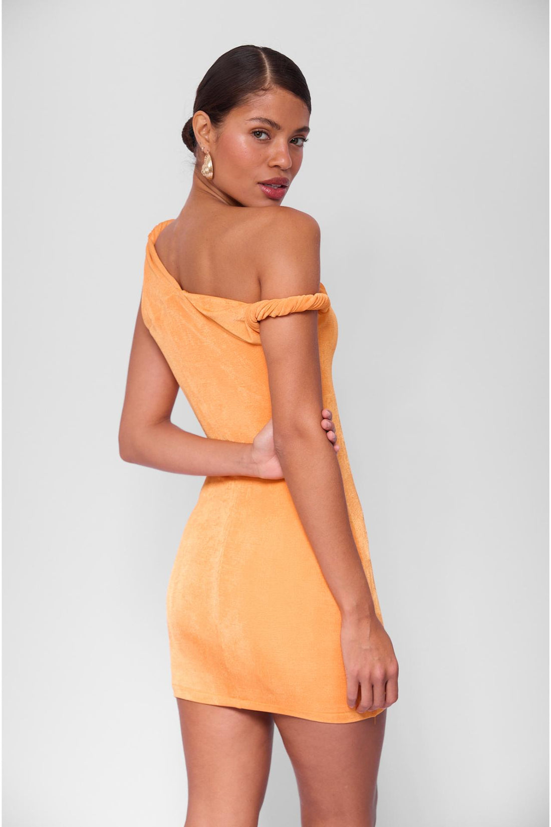 Johansen Short Poppy Dress Orange
