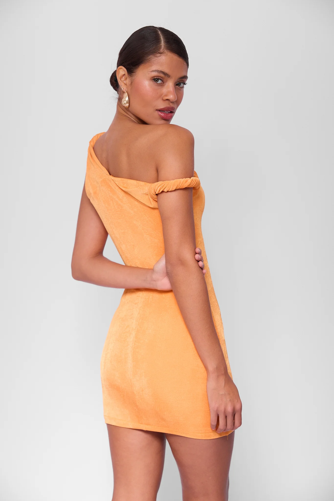 Johansen Short Poppy Dress Orange