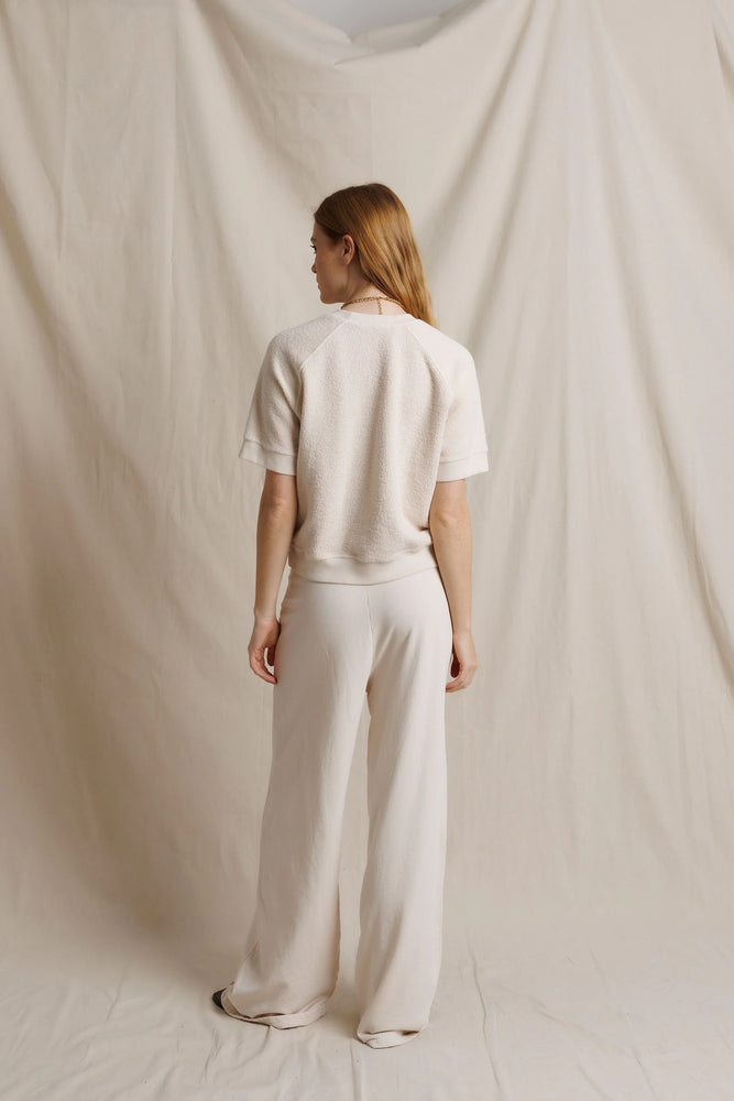 Perfect White Tee Kennedy Core Fleece Short Sleeve Sugar
