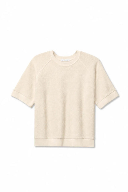 Perfectwhitetee Kennedy Core Fleece Short Sleeve Sugar
