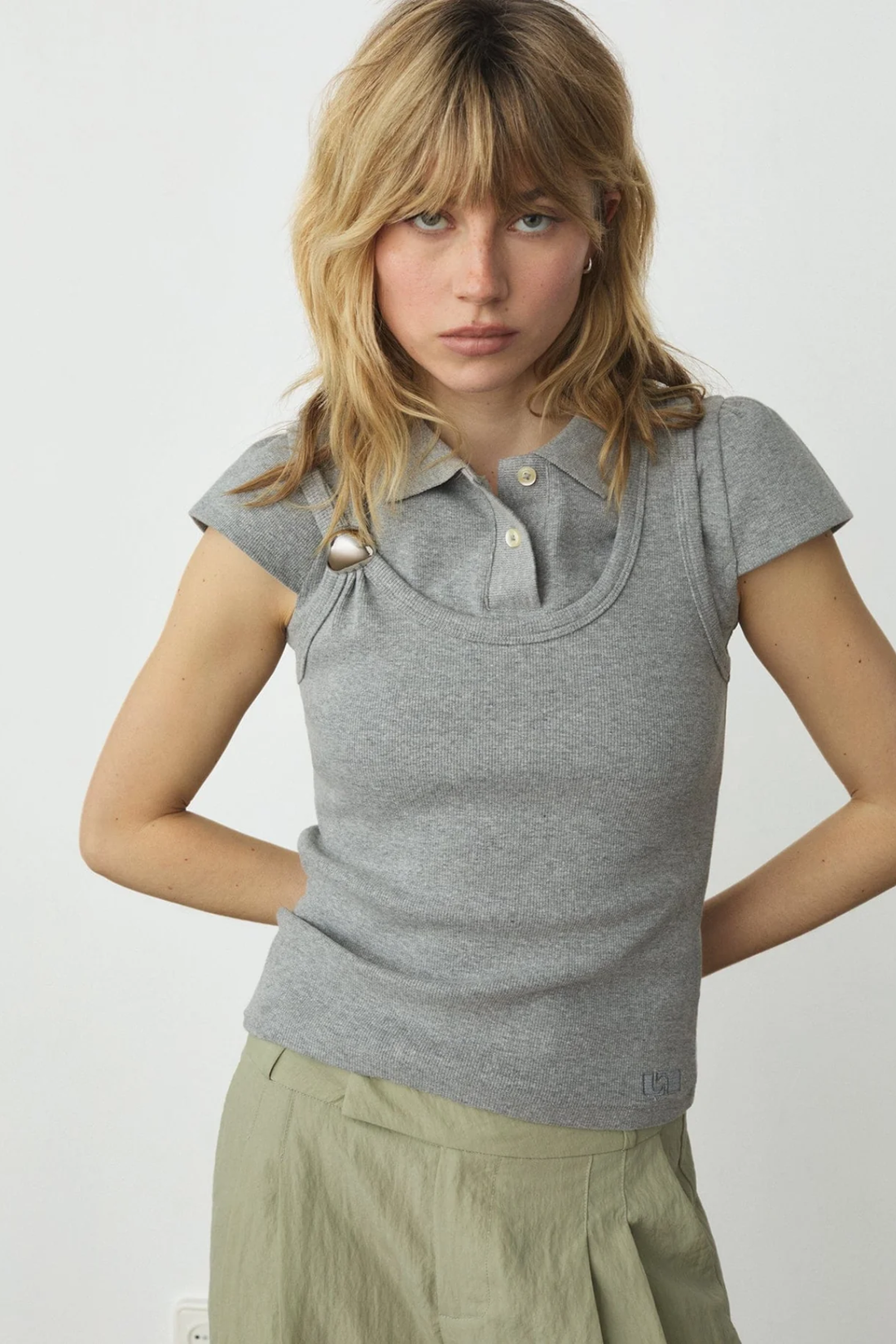 Laagam Eden Grey Tank Top Grey