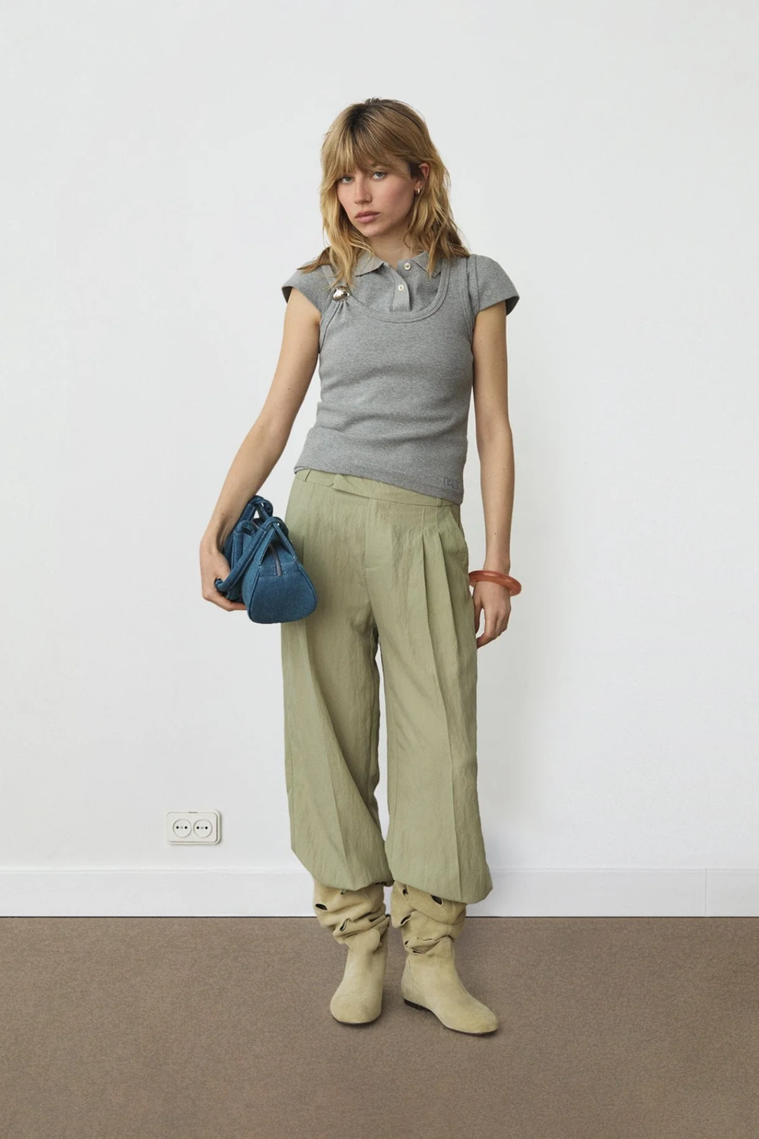 Laagam Eden Grey Tank Top Grey