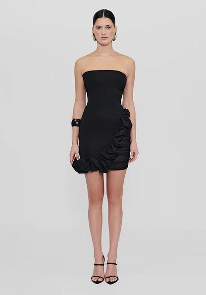 Chari Mini Dress Black