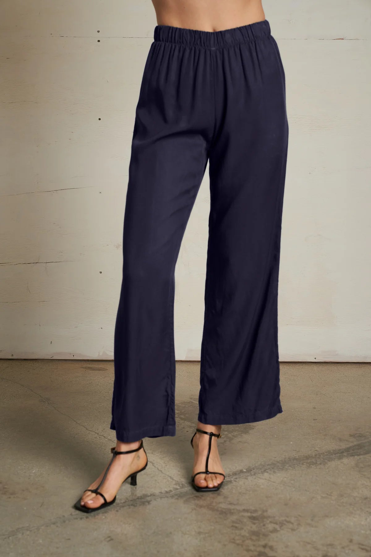 Hana Tencel Pants Navy