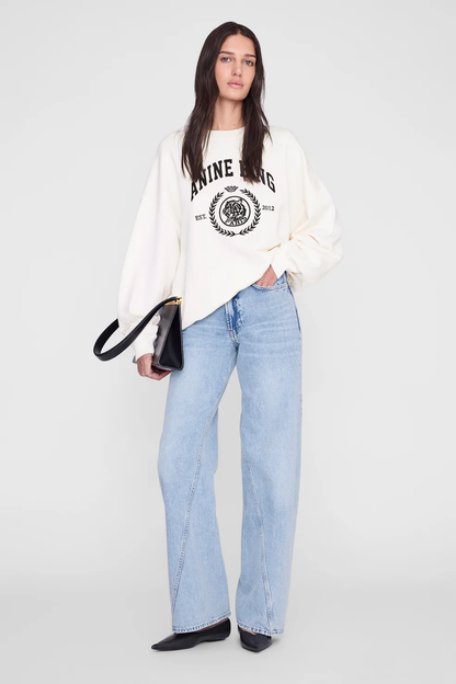 Miles Sweatshirt Collegiate Cream