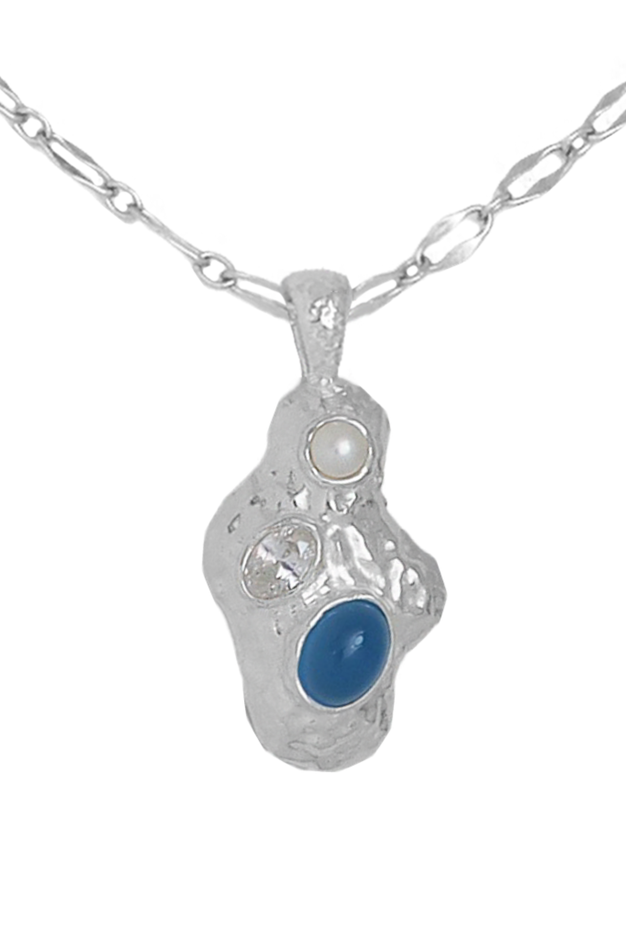 Mountain &amp; Moon Federica Necklace Silver