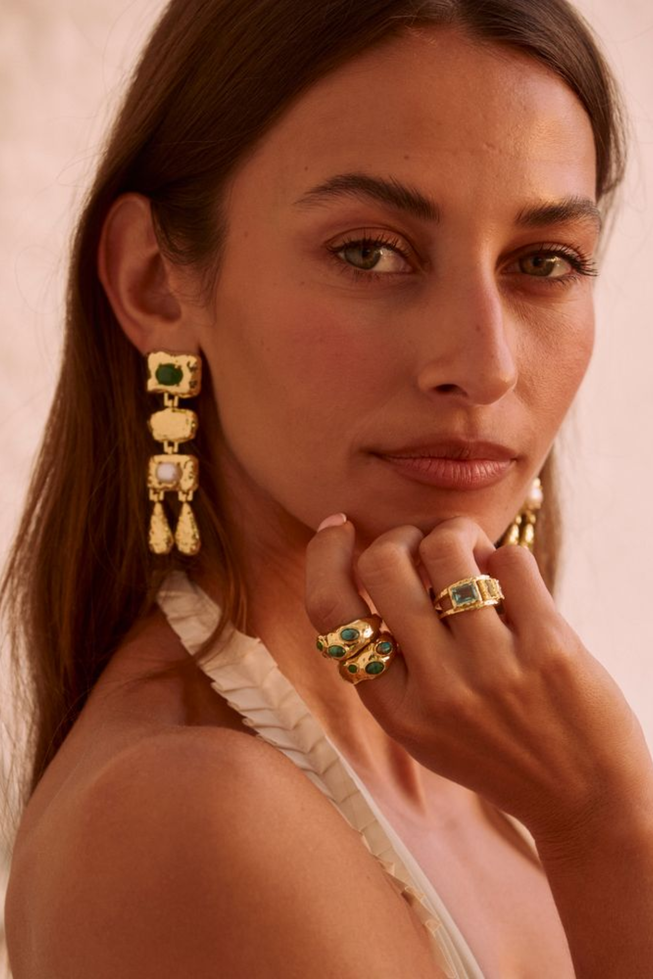 Mountain &amp; Moon Roberta Ring Gold