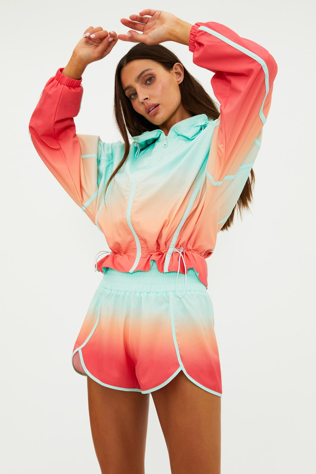 Beach Riot Casen Jacket Guava Ombre