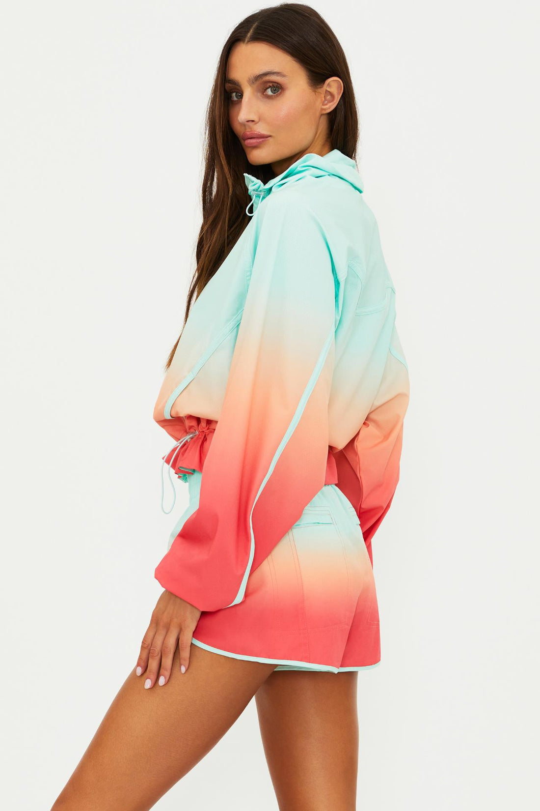 Beach Riot Nadia Short Guava Ombre