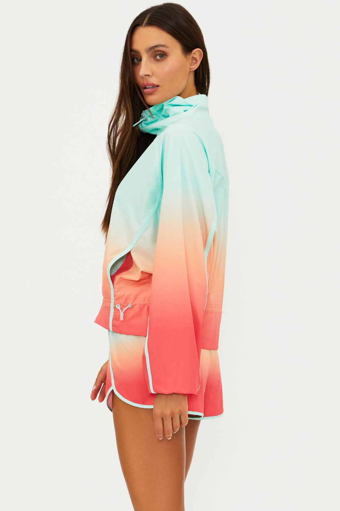 Beach Riot Casen Jacket Guava Ombre