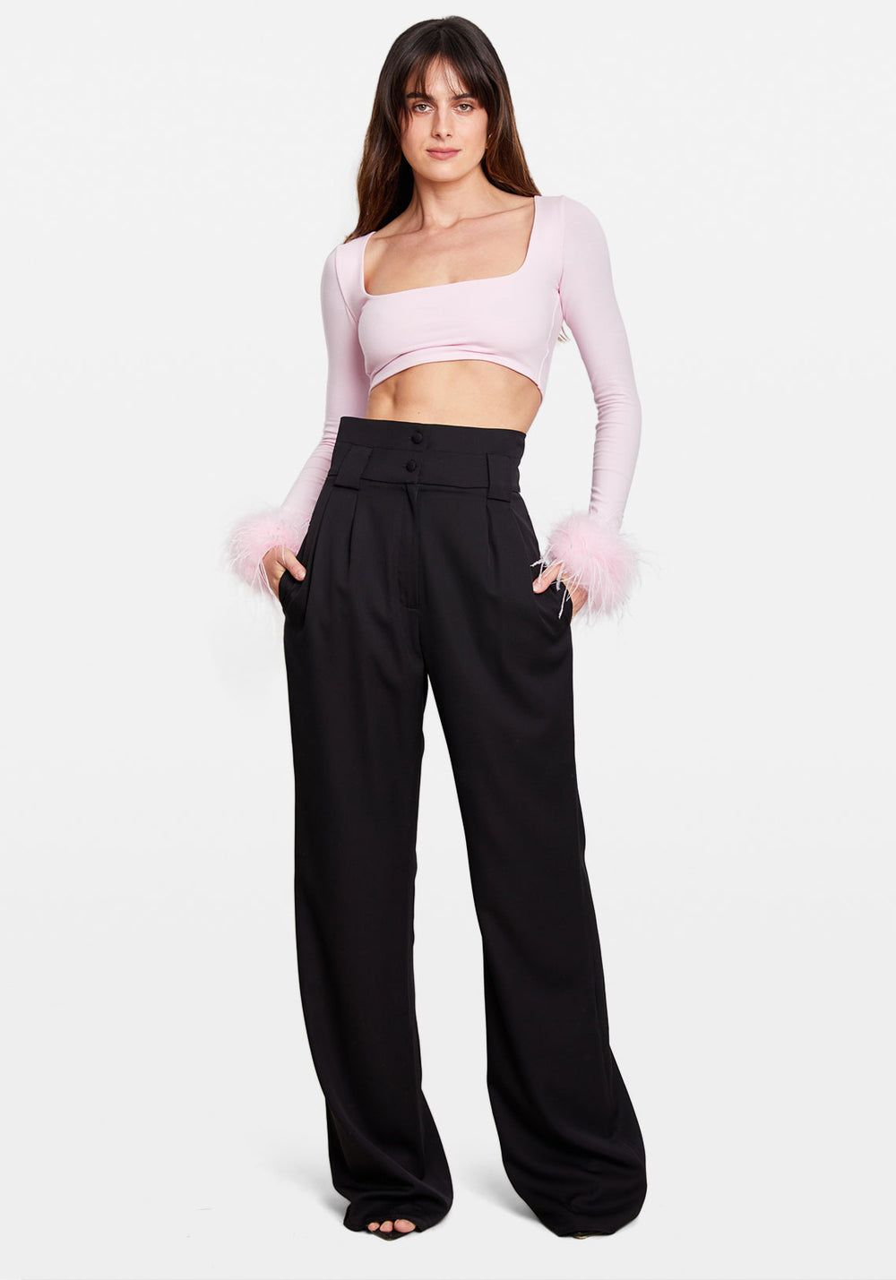 NEW ROMANCE 2.4 TROUSERS BLACK