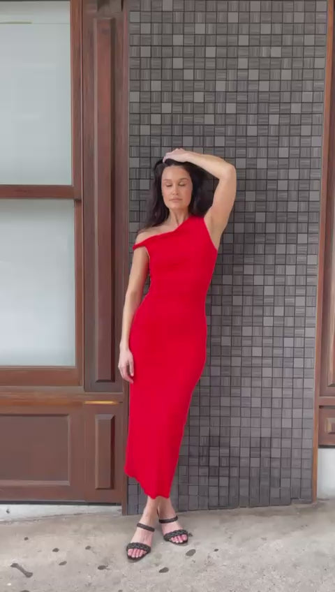 Chilli Twist Midi Dress