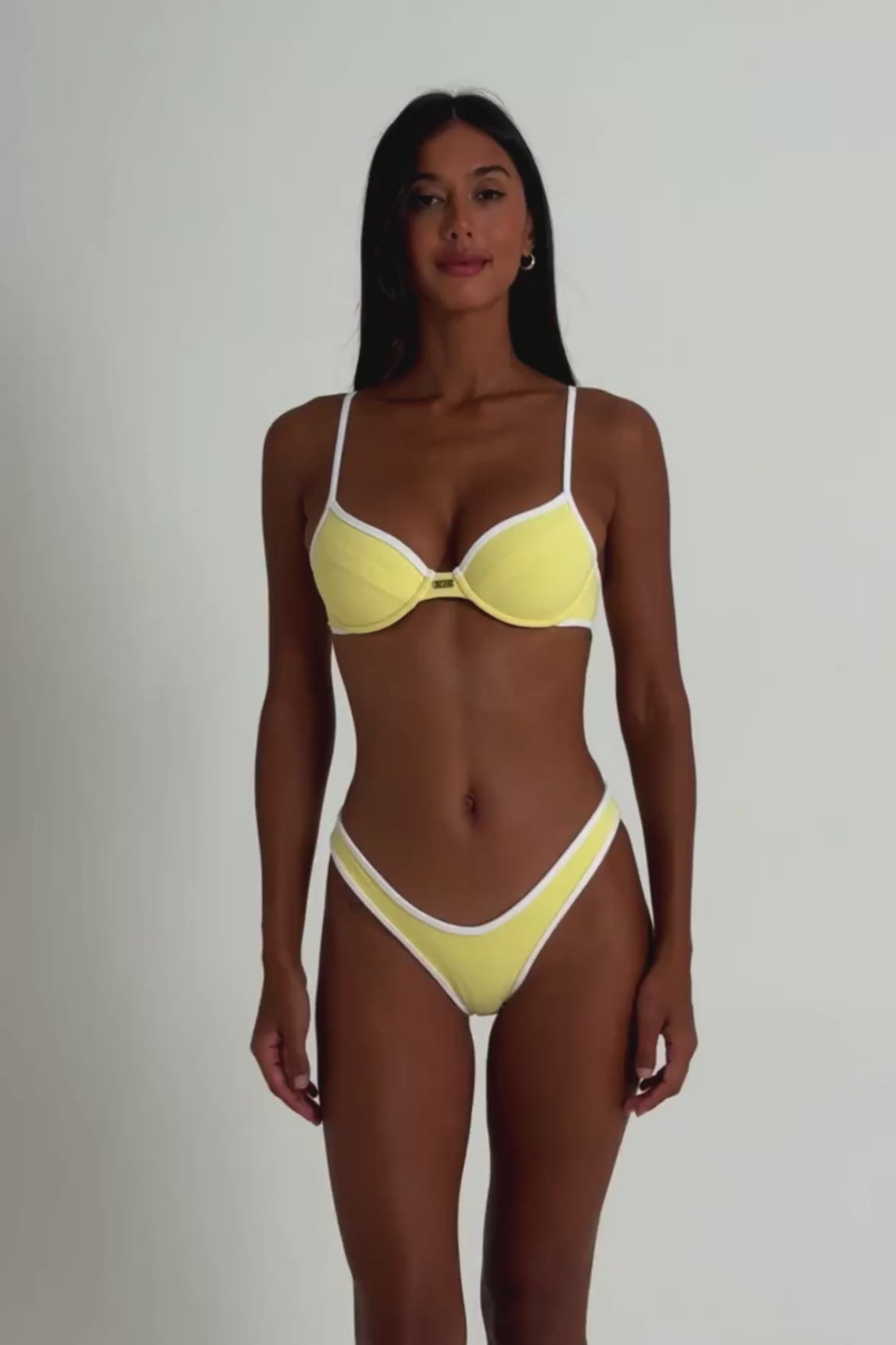 Fae Swim Hailey Bikini Bottoms Limoncello
