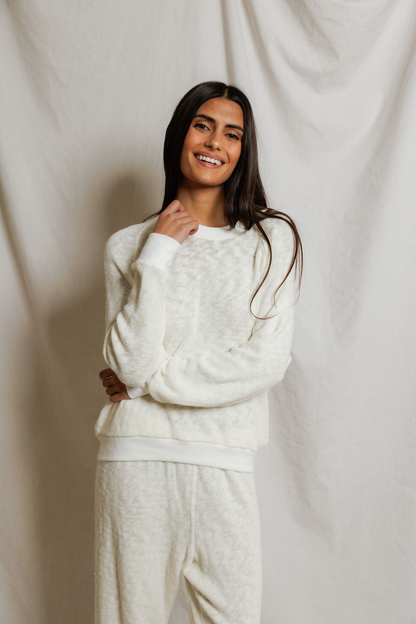 Perfectwhitetee Aulani Raglan Sweatshirt Natural