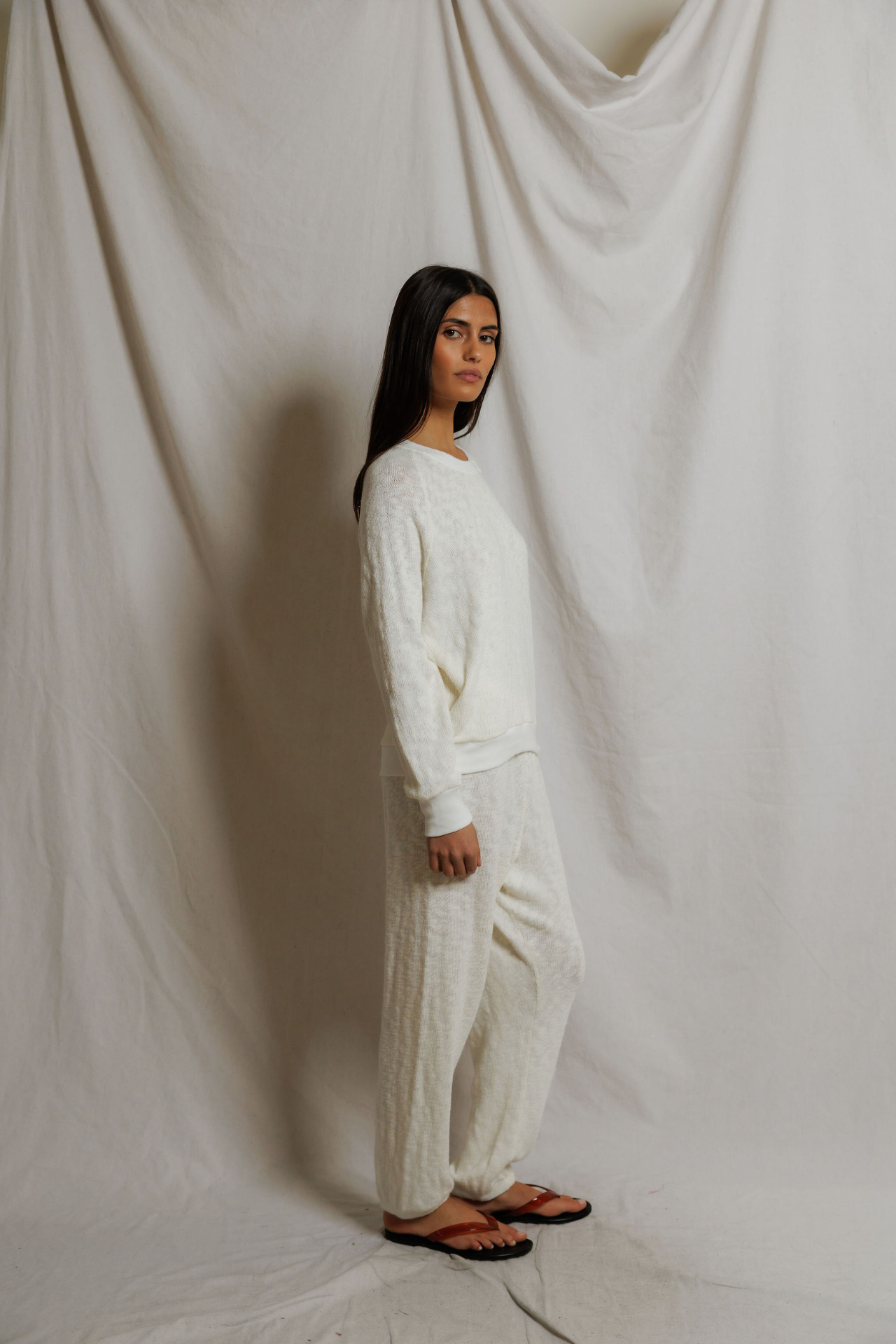 Perfectwhitetee Keanu Raglan Sweatpant Natural
