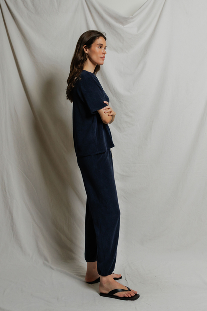 Perfectwhitetee Gogo Loop Terry Jogger Navy