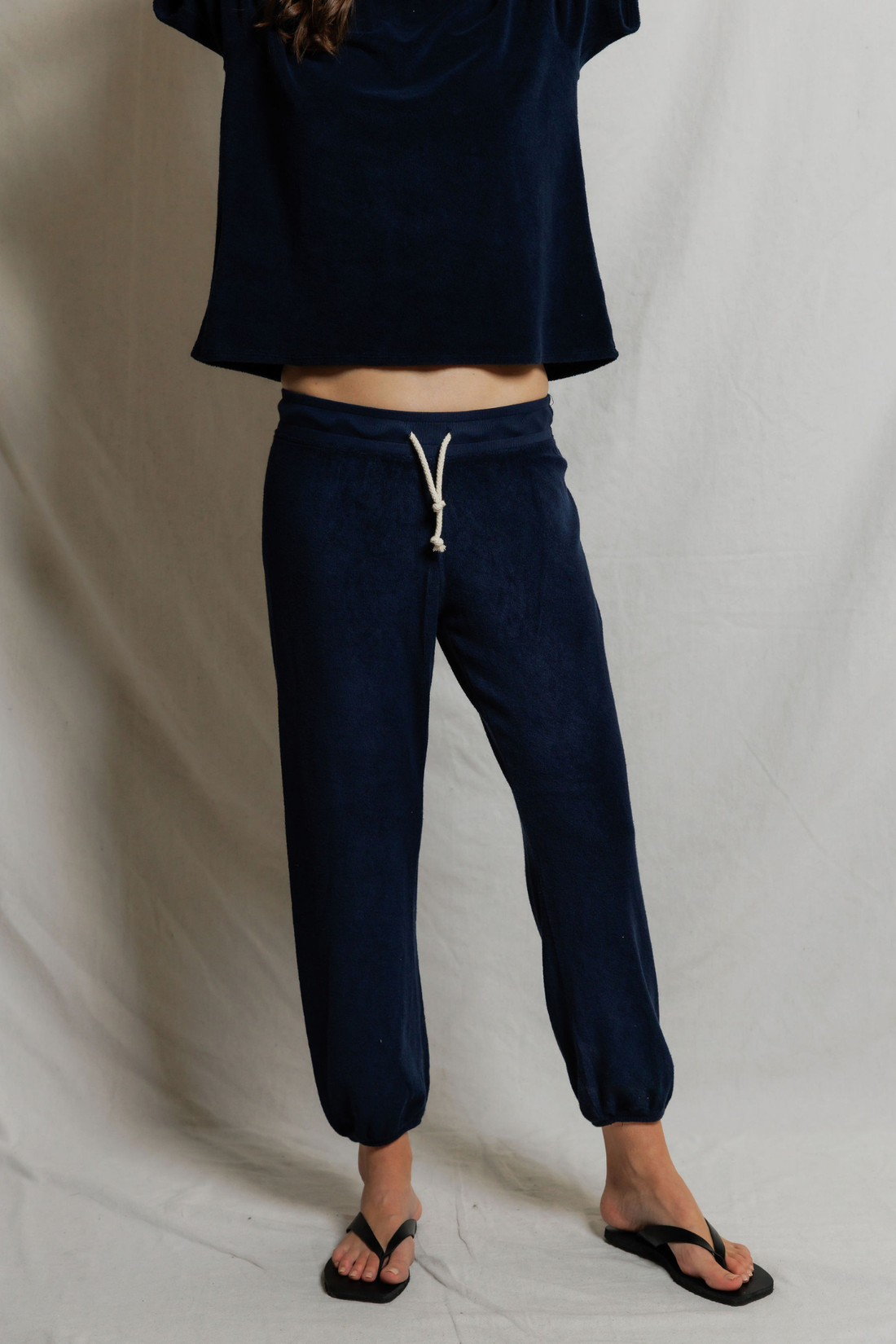 Perfectwhitetee Gogo Loop Terry Jogger Navy