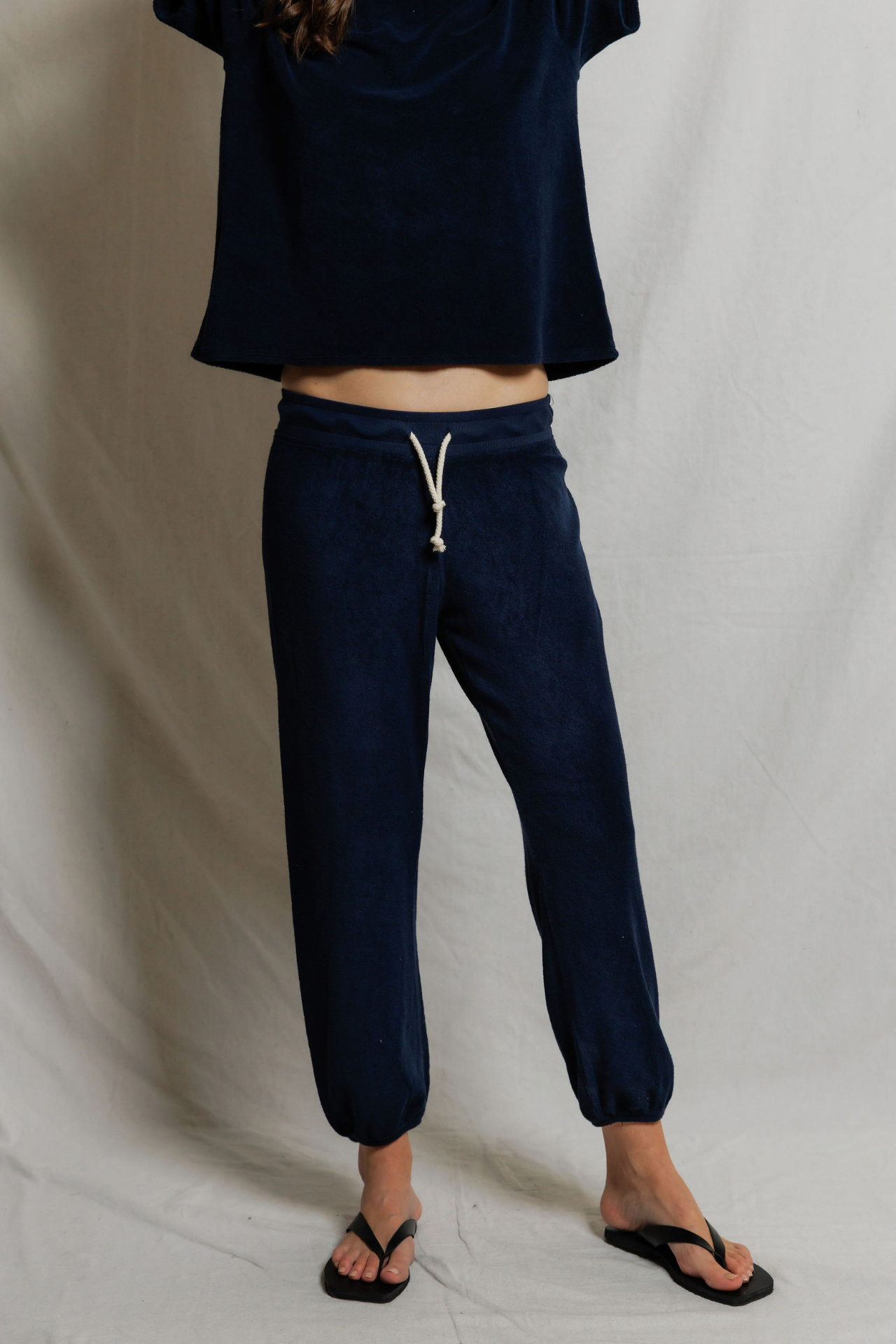 Perfectwhitetee Gogo Loop Terry Jogger Navy