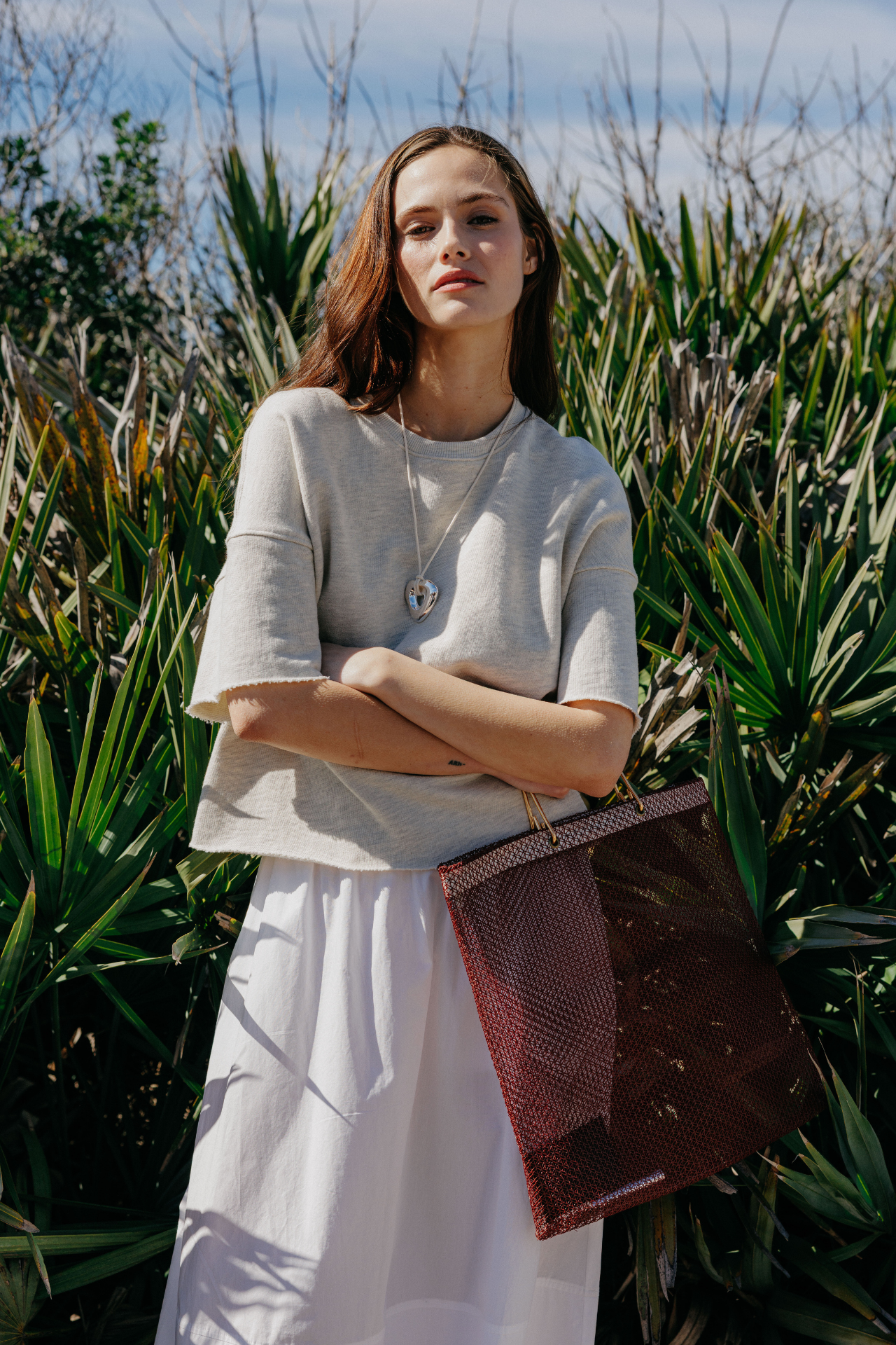 Perfectwhitetee Ezra French Terry Short Sleeve Sweatshirt Oatmeal