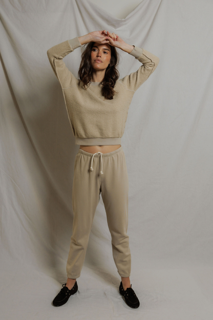 Perfectwhitetee Johnny French Terry Sweatpant Driftwood