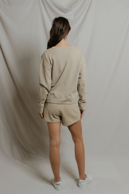 Perfectwhitetee Tyler Pullover Sweatshirt Driftwood