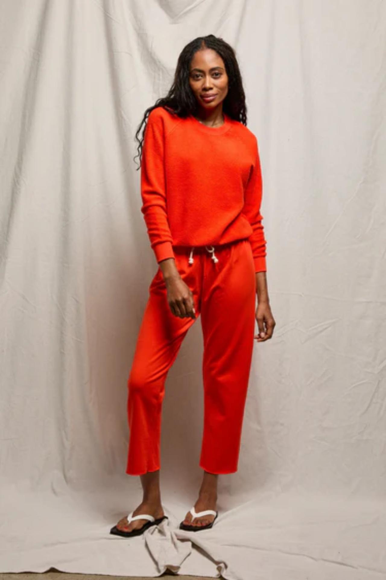 Perfectwhitetee Ziggy Inside Out Fleece Tomato