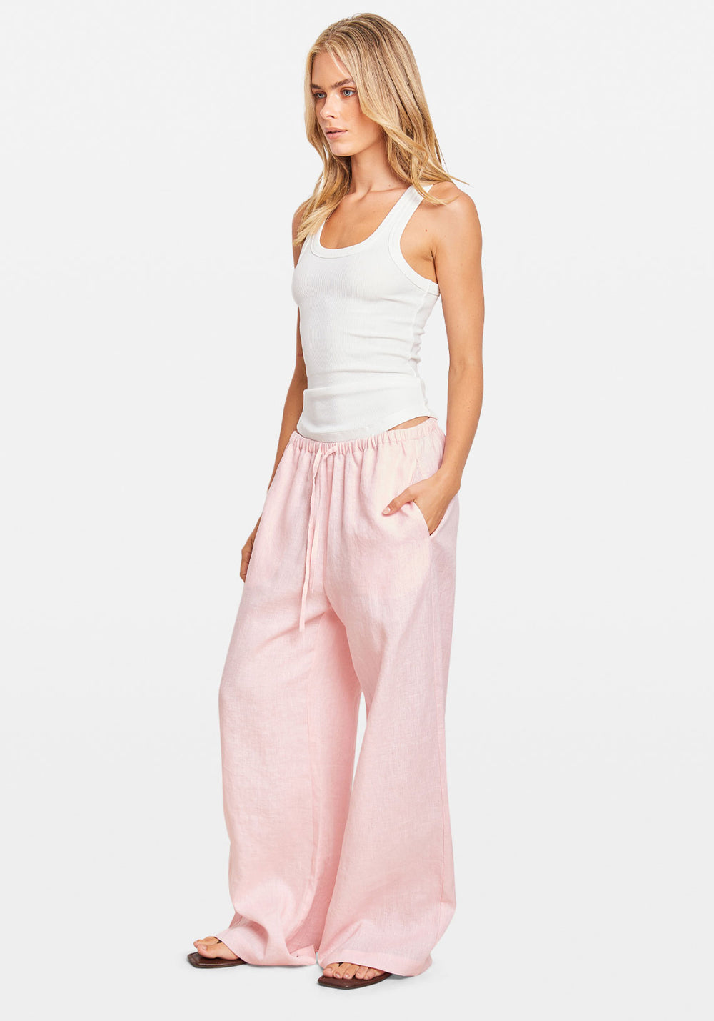 RESORT PANT PALE PINK