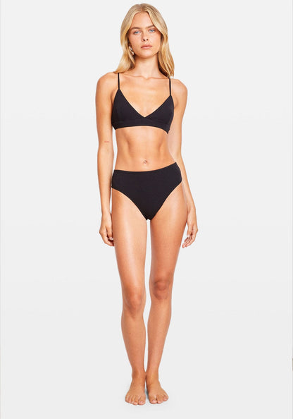 Ribbed Brief Black