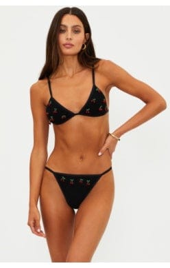 Beach Riot Roxie Bottom Black Cherry