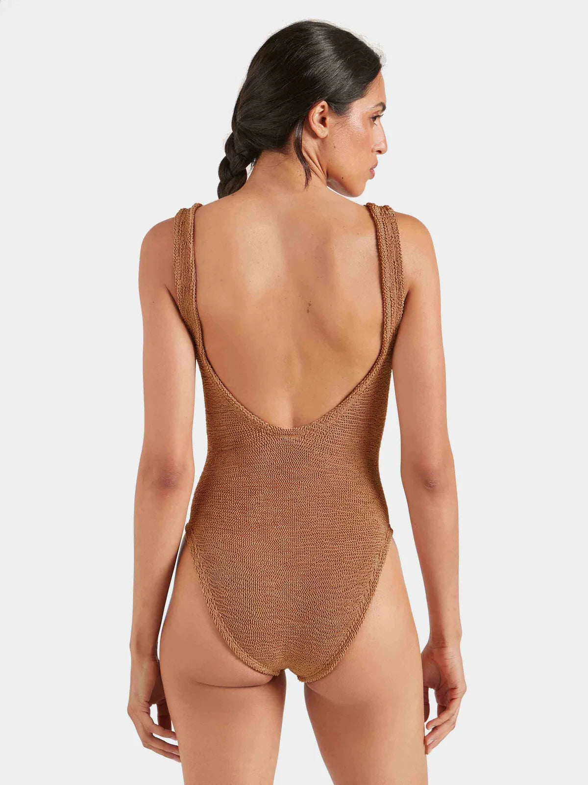 Sadie Swim Metallic Cocoa