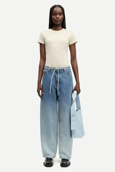 Samsøe Samsøe Saharper Jeans Belt Riverfade 32"
