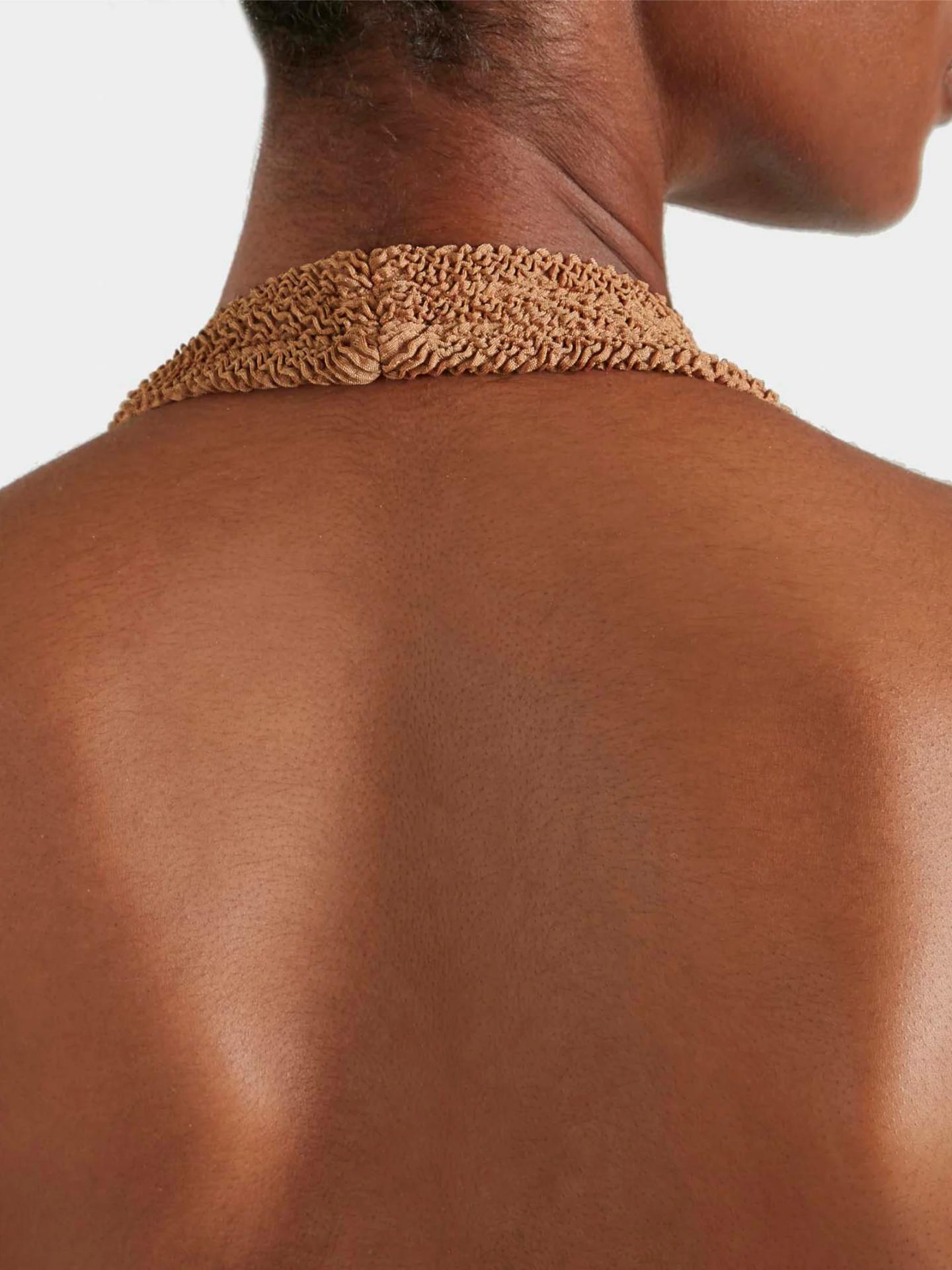 Hunza G Sandy Swim Metallic Cocoa