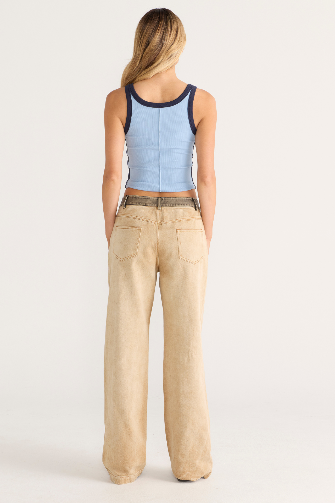 Contrast Scoop Tank Dusk