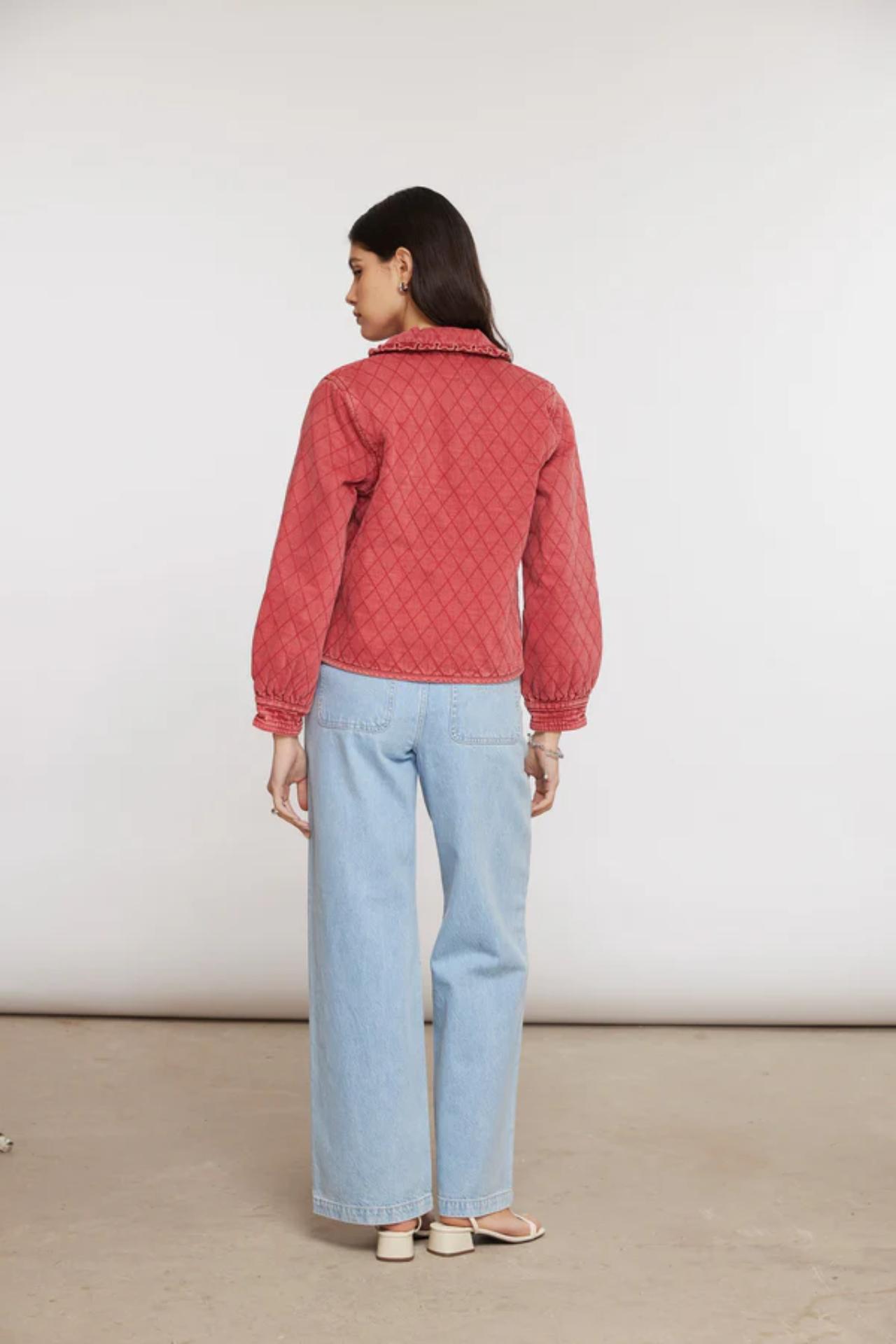 Seventy + Mochi Heidi Jacket In Vintage Red