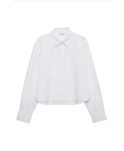 Essie Cropped Shirt White