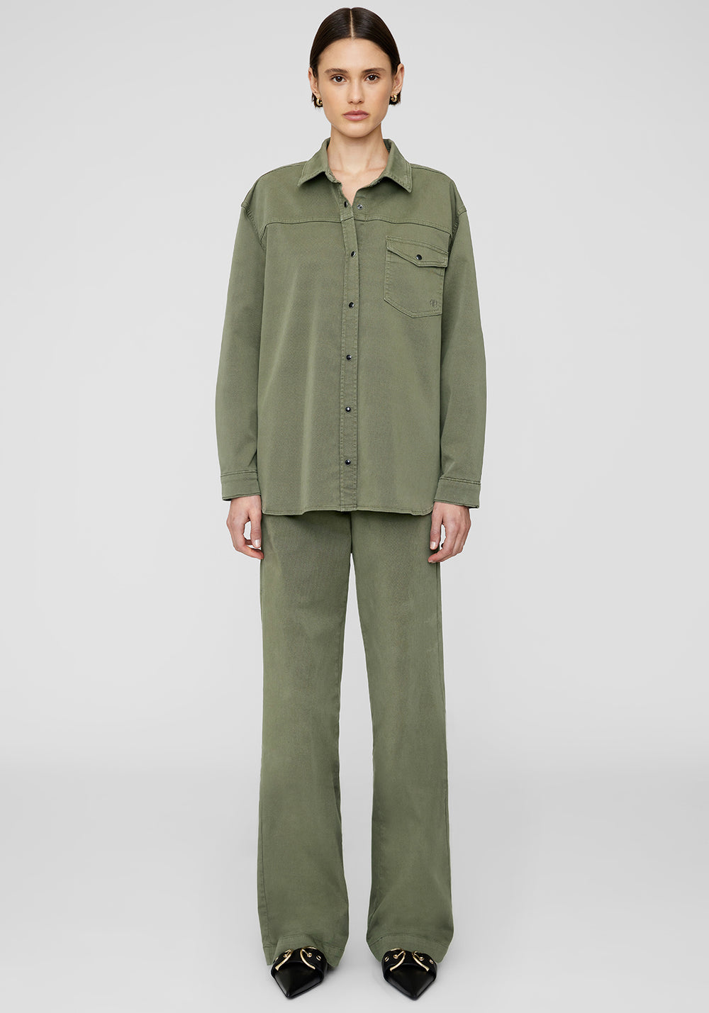 SLOAN SHIRT ARMY GREEN