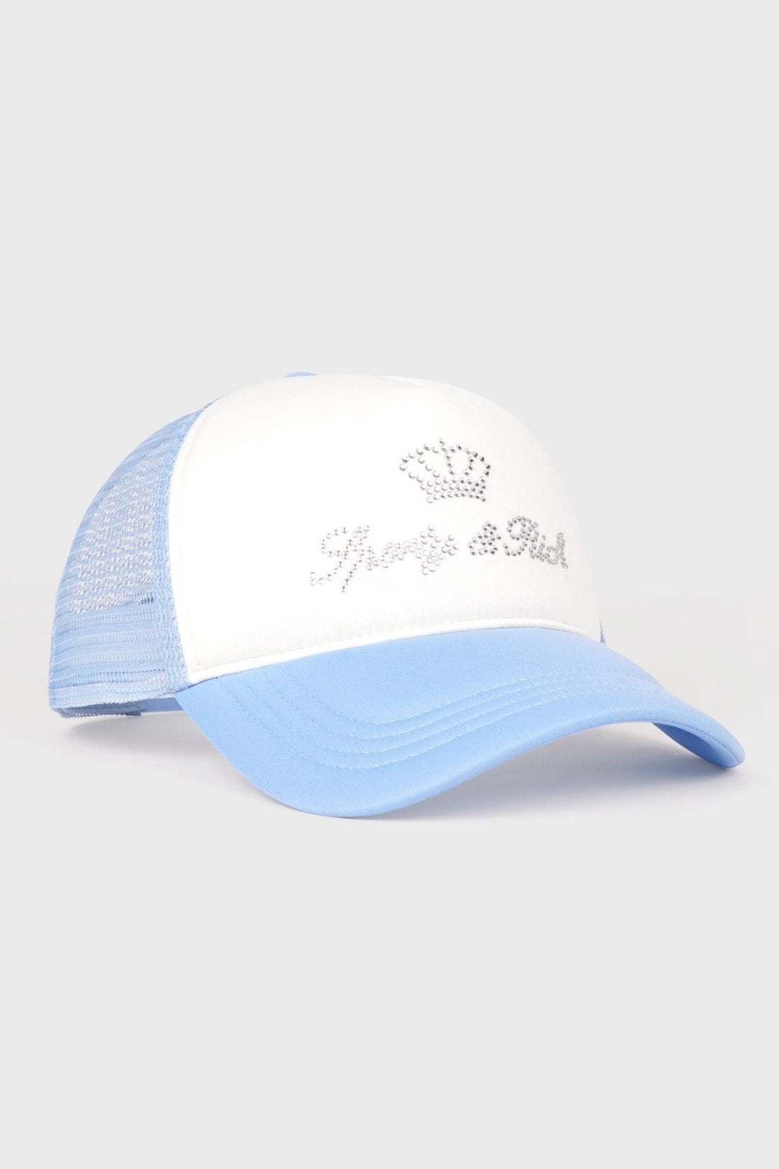 Sporty &amp; Rich Juicy Crown Trucker Hat