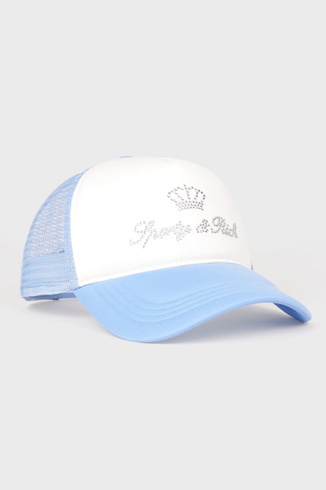Sporty &amp; Rich Juicy Crown Trucker Hat