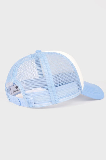 Sporty &amp; Rich Juicy Crown Trucker Hat