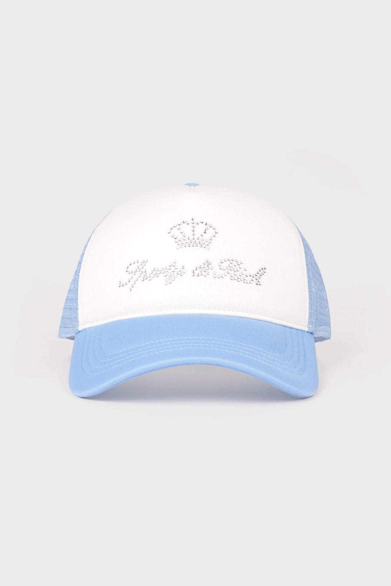 Sporty & Rich Juicy Crown Trucker Hat