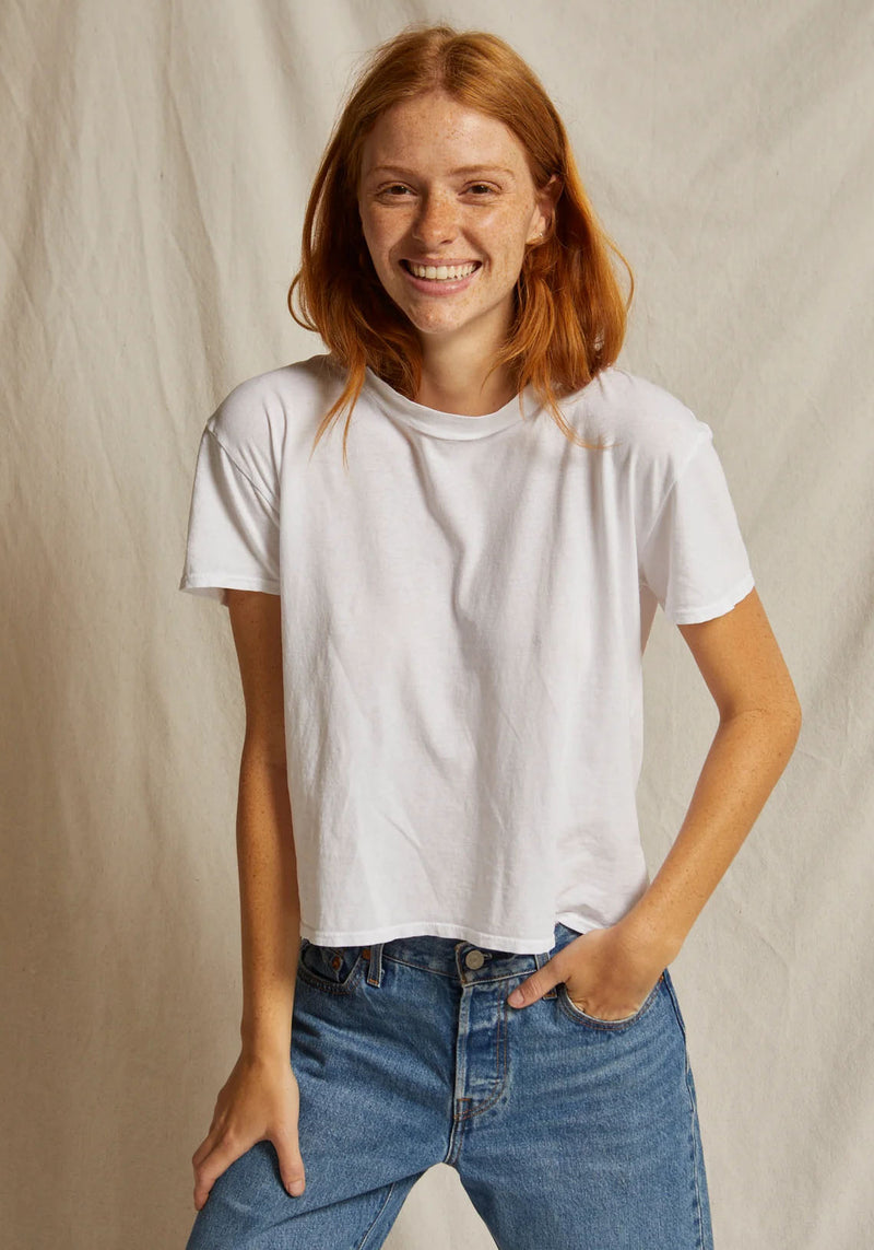 HARLEY BOXY CREW WHITE